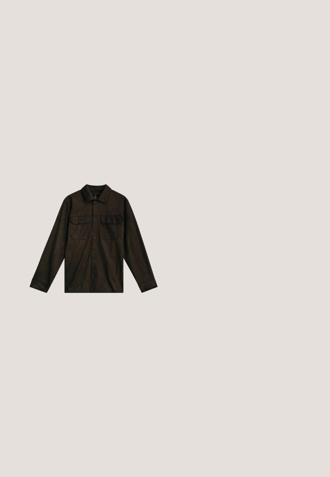 Donkerbruine lange mouwen blouse met knopen, voorzien van twee klepzakken op de borst met knopen en een klassieke kraag, plat gelegd op een witte achtergrond.; Donkerbruine korte mouw blouse met knopen, kraag en twee met knopen sluitbare borstzakken op een witte achtergrond.; Bruine wijde pijpenbroek van katoen, met twee voorkruiken en een knoopsluiting. De stof heeft een zachte textuur en een matte afwerking.; Kazar ALID - Veterboots - brown; Roodbruine stof met ingewikkelde witte paisley patronen, krullen en bloemaccenten, met een zachte, gestructureerde afwerking.; Reiss JONNY WESTERN - Riem - chocolate brown