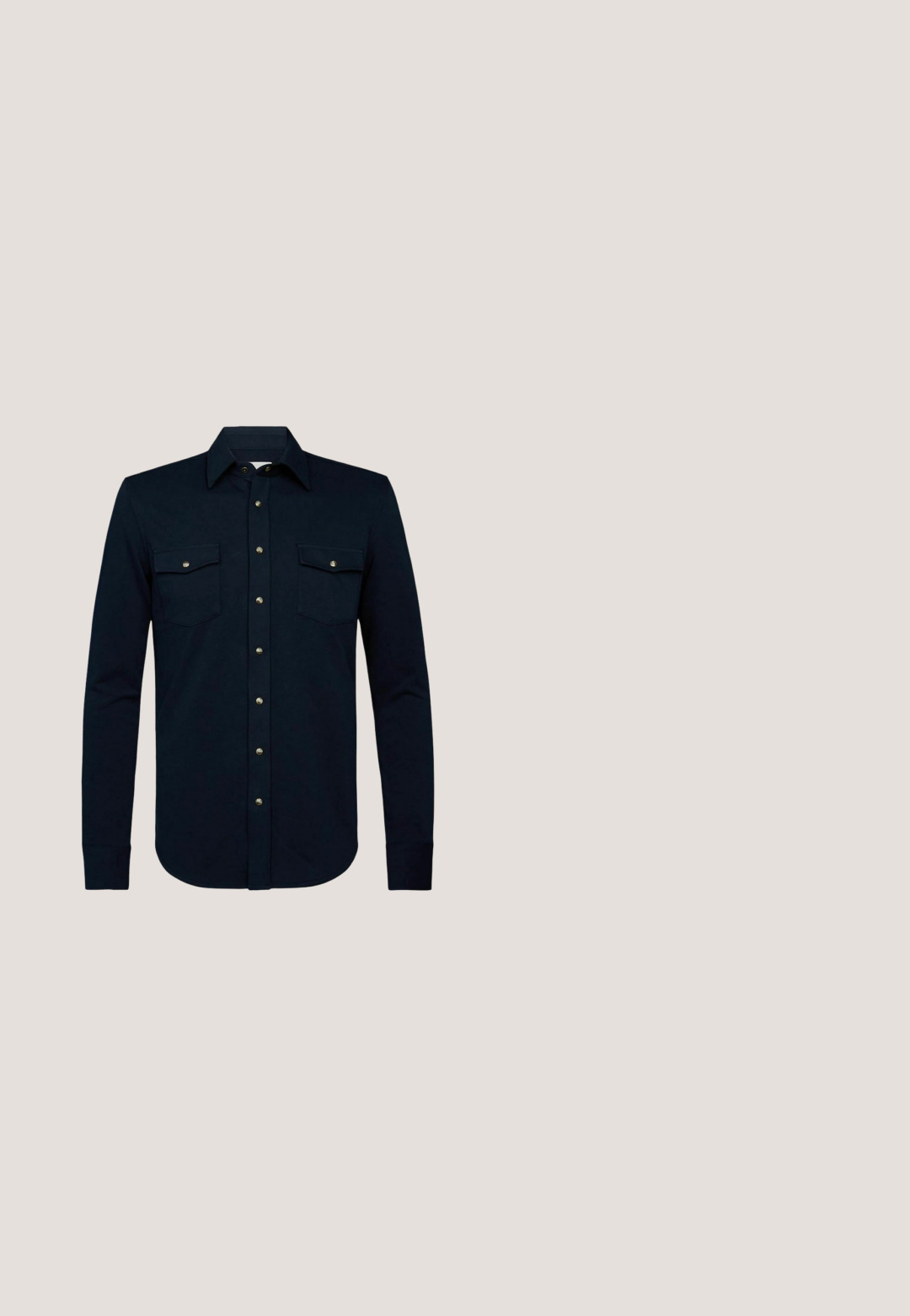 Camisa de manga larga azul marino con cuello abotonado, dos bolsillos en el pecho, herrajes plateados y dobladillo recto con cierres de botones.; Suéter de punto gris claro con cuello redondo, mangas largas, puños acanalados y un pequeño bolsillo en el pecho. Tejido texturizado con un patrón jaspeado.; Camiseta blanca de manga corta con cuello redondo, mostrada plana desde atrás, con una pequeña etiqueta negra en el cuello y la costura lateral.; Pantalones de pierna ancha color azul marino, hechos de tela acanalada, con cintura elástica con cordón y bolsillos laterales.; Zapatilla deportiva de punto azul marino con suela blanca, diseño de cordones y lengüeta en el talón, mostrada de perfil sobre un fondo claro y sencillo.; Calvin Klein CLEAN REPORTER - Bandolera - slate blue