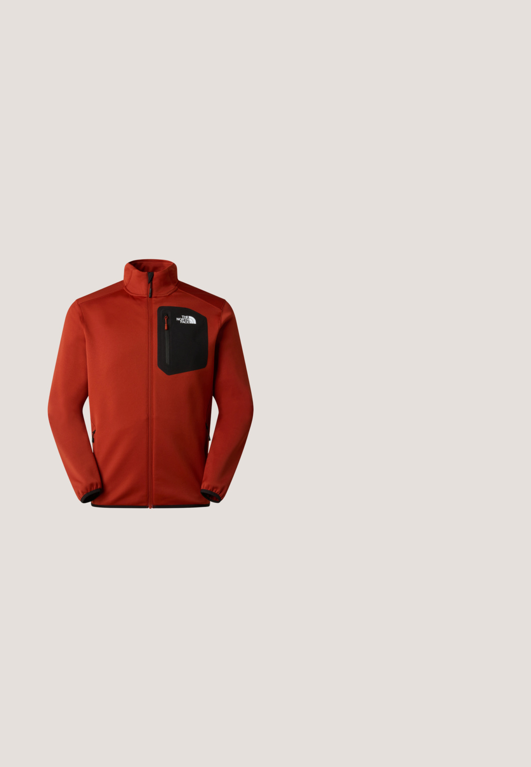 Chaqueta de forro polar roja con cuello alto, bolsillo en el pecho con cremallera negra y bolsillos laterales con cremallera. Cuenta con puños elásticos y una textura suave.; Camiseta negra de manga corta con un pequeño logo blanco de The North Face en el pecho izquierdo y cuello redondo.; Bermudas negras de carga hechas de tela ligera, con dos bolsillos laterales, dos bolsillos de carga y un logo de marca en la parte inferior de la pierna derecha.; DC Shoes PEARY - Botines con cordones - bb black black; Gafas de sol estilo aviador con un delgado marco de metal en color oro rosa, lentes de tono marrón y almohadillas nasales transparentes; las patillas presentan detalles con estampados.; Bolso de hombro negro hecho de un tejido duradero. Cuenta con un bolsillo frontal con cremallera y correa ajustable. Detalles en malla y marca impresa.