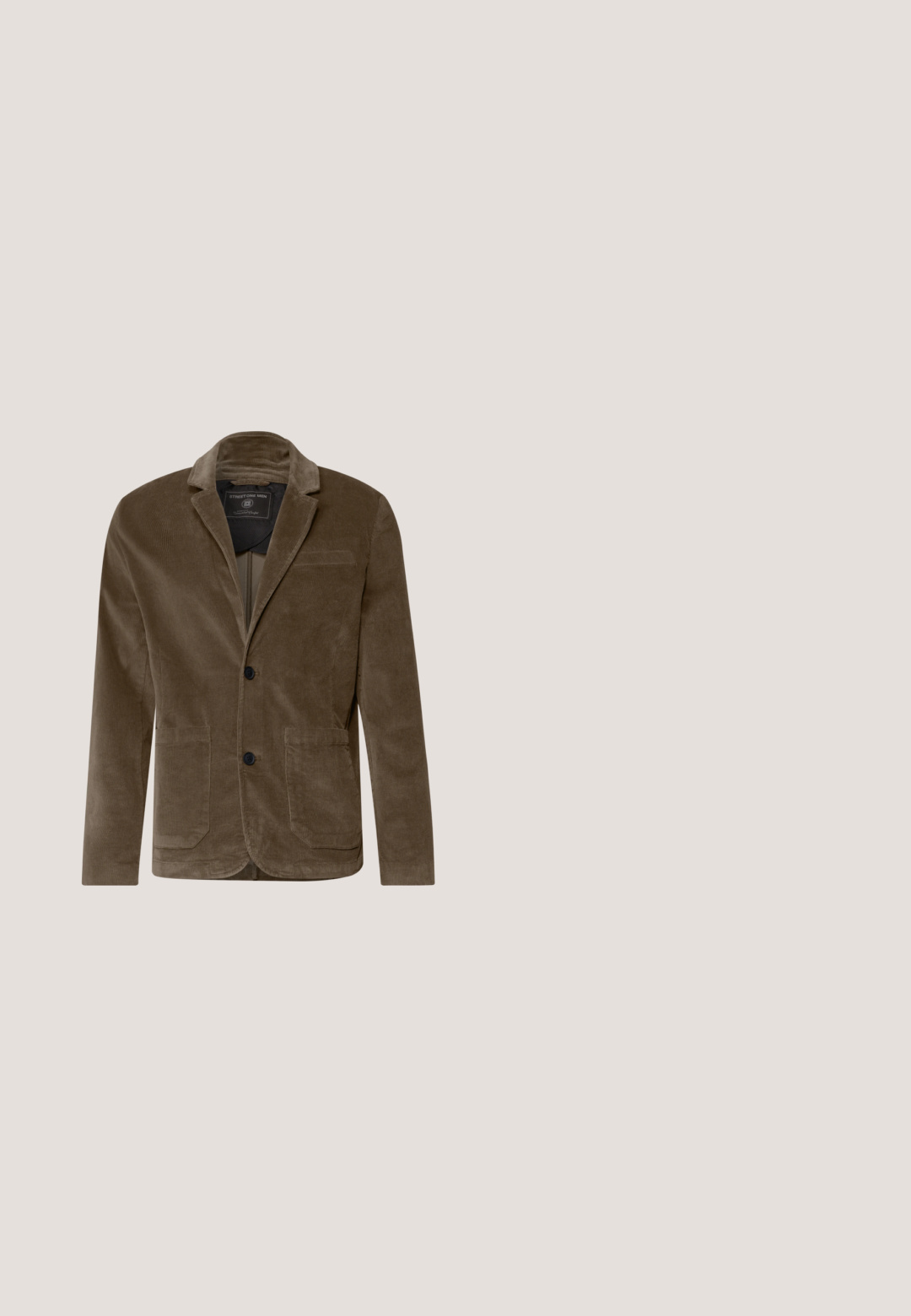 Veste en velours côtelé marron pour homme avec revers en encoche, deux boutons à l'avant et poches plaquées, présentée sur fond blanc.; Chemise en denim bleu à manches longues avec deux poches poitrine et boutons-pression, présentée sur un fond clair uni.; Jean en denim avec une coupe droite, couleur bleu foncé et délavage subtil. Comprend cinq poches et une fermeture à bouton.; Botte de cow-boy en cuir marron avec un long tige, un bout pointu, des motifs de couture complexes et un petit talon. Finition texturée tout au long.; Tissu couleur rouille avec des motifs paisley blancs complexes, des tournois et des accents floraux, avec une finition douce et texturée.; AllSaints 38MM - Ceinture - brown