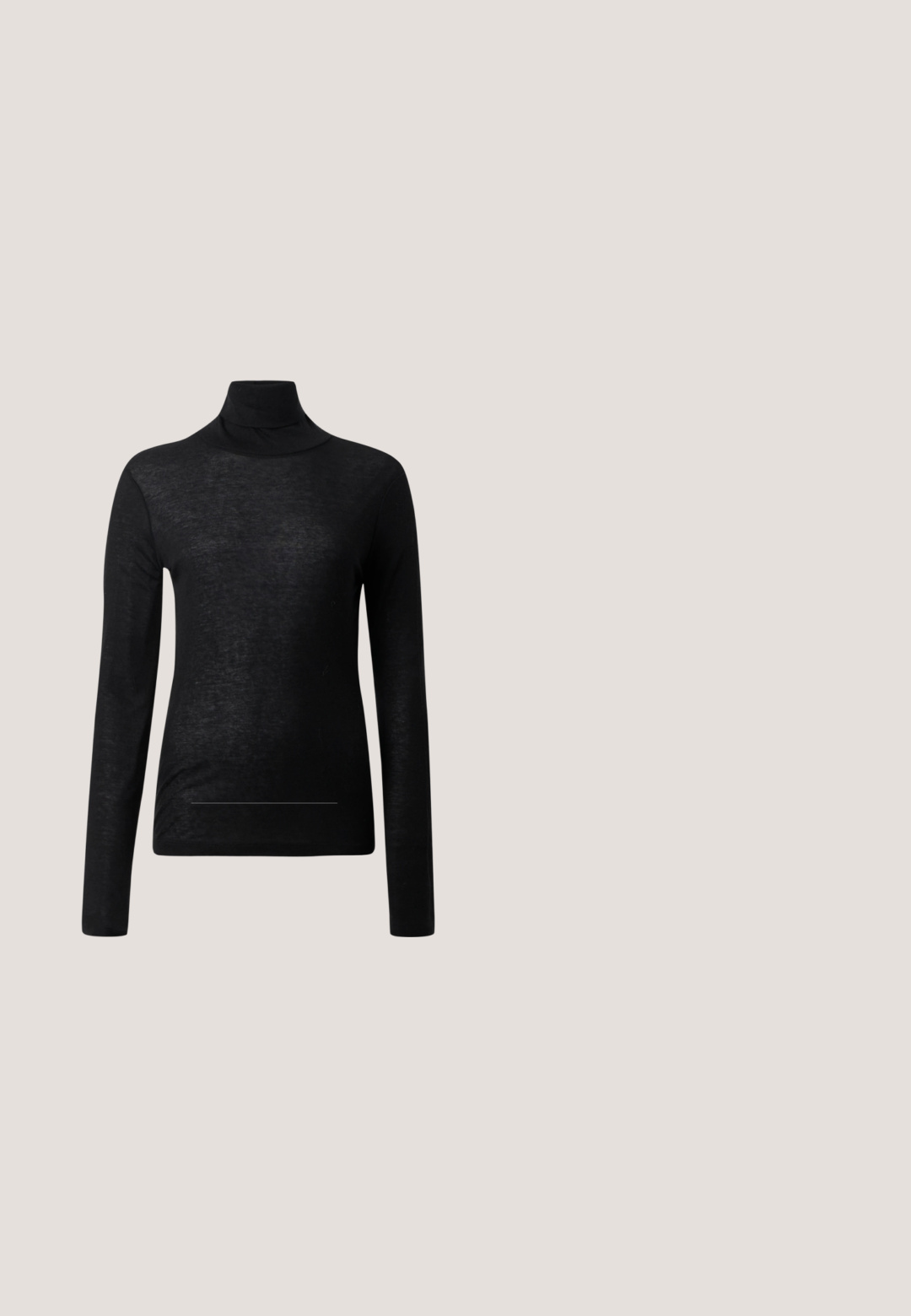 Zwarte longsleeve coltrui gemaakt van lichtgewicht stof, met een aansluitend ontwerp en minimale naaddetails, geschikt voor laagjes. ; Zwarte gestructureerde korset met een gladde textuur, voorzien van zeven knopen aan de voorkant, twee klepzakken en verstelbare bandjes.; Zwarte corduroy wijdlopende broeken met een zachte textuur, voorzien van twee zijzakken, vijf riemlussen en metalen knopen als accenten.; Zwarte suède pump met hoge hak, puntige neus en een blokhak met een geometrisch patroon in zwart en beige.; Zwart zachte leren clutch met geplooid design en klein goudkleurig "Furla" logo in het midden aan de voorkant.; Calvin Klein SPIRAL - Armband - gold-coloured