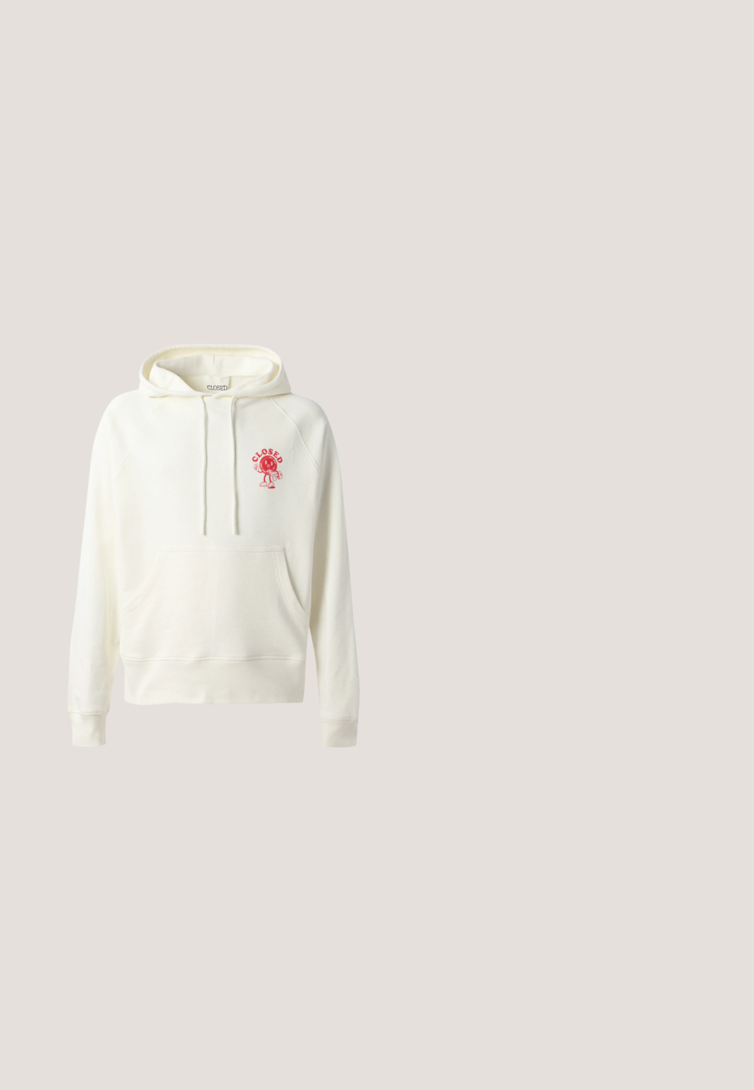 CLOSED PRINTED HOODIE - Huppari - ivory; Vaaleansininen napillinen paita pitkillä hihoilla, klassisella kauluksella ja valkoisilla nappeilla. Kangas näyttää sileältä ja siinä on hienovarainen rakenne.; Slim fit -malliset mustat farkut, joissa nappi- ja vetoketjusuljenta, edessä ja takana taskut, esitettyinä tasaisina valkoista taustaa vasten.; Musta nahkainen, nauhallinen miesten juhlakenkä, jossa on sileä pinta ja paksu kumipohja, esitetty sivuprofiilissa valkoisella taustalla.; Neliönmuotoiset aurinkolasit, joissa tummanvihreät linssit, ohut kultainen metallikehys ja mustat sälekehykset valkoisella taustalla.; Musta nahkavyö, jossa suuri hopeanvärinen lännenmallinen solki ja vastaava hopeanvärinen vyönkärki, kierretty valkoisella taustalla.