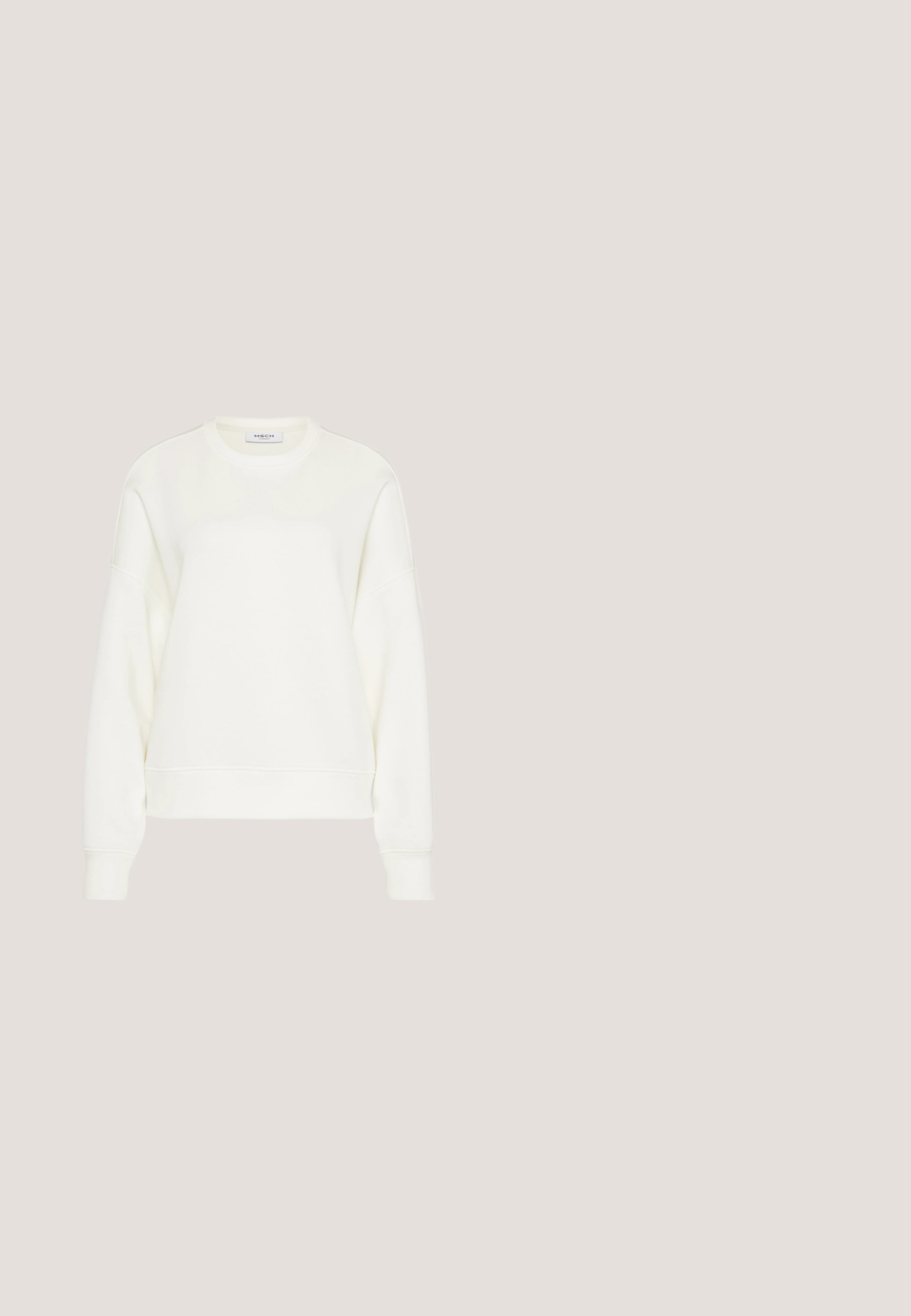Sweatshirt à col ras du cou en blanc cassé, fabriqué à partir d'un mélange de coton doux. Présente des manches longues, une coupe décontractée, et un ourlet et des poignets côtelés.; Pantalons en lin noirs avec une coupe décontractée, dotés d'une taille élastique et d'un cordon de serrage réglable. Texture lisse et design à jambes larges.; Baskets en cuir blanc avec une semelle épaisse et un talon en daim beige, vues de côté sur un fond clair uni.; Lunettes noires angulaires avec des verres gris ; fabriquées en plastique, avec des branches épaisses à la surface lisse et sans matériel visible.; Pieces PCALUANA SHOULDER BAG - Sac à main - black; Boucles d'oreilles créoles en argent avec une finition lisse et brillante. Forme circulaire, dotée d'un fermoir sécurisé. Design simple et élégant.