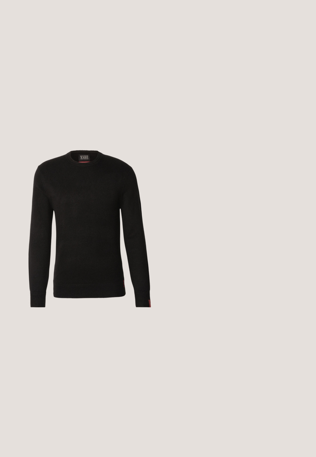 Scotch & Soda REGULAR FIT CREW NECK - Trui - meteorite; Grijs poloshirt met lange mouwen, gemaakt van zachte katoen, met een knoopsluiting aan de voorkant, een puntige kraag en een subtiel logo op de borst.; Zwarte, lange, taps toelopende broek van een zacht, glad materiaal. Voorzien van een elastische tailleband met een trekkoord voor een verstelbare pasvorm.; Zwarte leren herenschoen Oxford met gesloten vetersluiting, kap neus en lage gestapelde hak, getoond in zijaanzicht op een lichtgrijze achtergrond.; Zwarte leren laptophoes met een gladde textuur, rechthoekige vorm en ritssluiting. Minimalistisch ontwerp zonder zichtbare patronen of accenten.; Zwarte leren riem met een zilveren metalen gesp, met een gladde afwerking en een klassiek ontwerp. De riem is netjes opgevouwen.