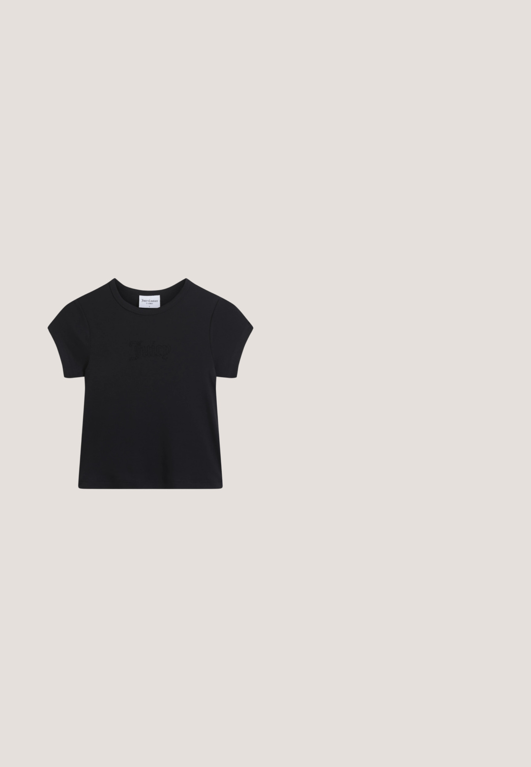 Zwart T-shirt met korte mouwen gemaakt van zachte katoen, met een ronde hals en geperst "Juicy"-tekst op de voorkant. Gladde textuur, ontspannen pasvorm.; Marine rok met elastische tailleband, voorzien van een abstract bloemenpatroon in roze en paars en een licht uitlopende zoom.; Zwarte hoogsluitende laars met witte veters, gestructureerde stof, crèmekleurige platformzool en blokhak. Bevat witte stiksels en een rubberen neuskap.; Hawkers AUDREY - Zonnebril - black; Zwarte lakleren schoudertas met zilveren studs in verticale rijen en een klein zilveren vogel-embleem in het midden aan de voorkant.; Zilverkleurige oorknoppen met een golvend, getextureerd ontwerp, gevormd als overlappende maanschijven; de gepolijste afwerking versterkt de reflecterende kwaliteiten.