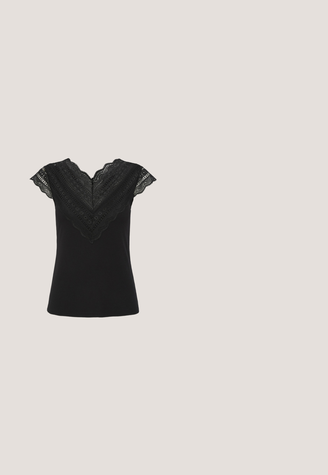 Mustast kangast ribiga tekstuuriga top; kaelusel on V-kujuline pitsi muster ja õlgadel kopsakad varrukad lainelise servaga.; Weekday KYLIE TROUSER - Püksid - grey dark; Must must nahk slingback tasase jala king, terav nina, millel on kaks horisontaalset rihma ja ruudukujulised hõbedased sanga, madal konts ja sile tekstuur.; Mustad mustakate silmade prillid, millel on matt viimistlus, hallist toonitud läätsed, teravad nurgad ja stiilsed küljed. Brändi nimi on nähtav siseküljel.; Must musta, millel on võrkkonstruktsioon, kootud käepide ja dekoratiivne nööpimine. Zalong sisaldab eemaldatavat rihma ja kontrastseid metallosi.; Hõbedased rõngassõrmused, millel on risti ja südame ripats. Siledad, läikivad pinnad koos poleeritud viimistlusega. Iga ripats ripub kindlas silmus.