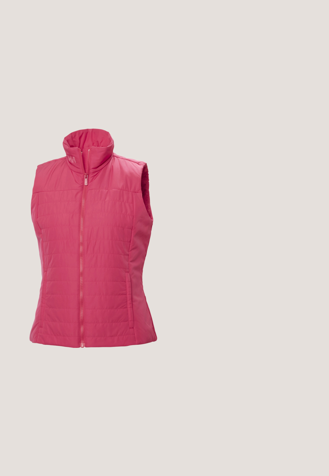 Chaleco acolchado sin mangas de color rosa brillante con cremallera frontal y cuello alto, diseñado para brindar calor ligero y un estilo casual.; Camiseta atlética de manga corta en un vibrante color naranja con un pequeño logotipo blanco de New Balance en el lado izquierdo del pecho, presentada sobre un fondo sencillo.; Pantalones cortos deportivos azules hechos de tejido transpirable, con una cintura elástica y un acabado suave. Textura perforada para ventilación.; Zapatilla de correr blanca New Balance con logo en rosa y naranja, en el aire sobre una carretera asfaltada con marcas de carril blancas.; Gafas de sol aviador de metal con lentes degradados en rosa. Montura delgada en dorado, almohadillas nasales ajustables y puntas de las patillas de plástico rosa para mayor comodidad.; Next Mochila - multi coloured