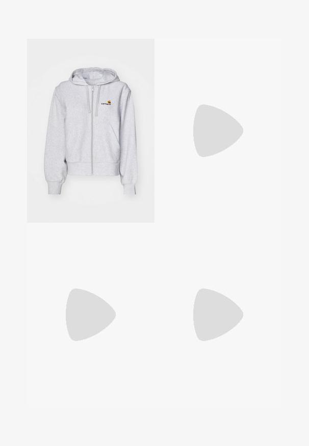 Ανοιχτό γκρι hoodie με φερμουάρ, κατασκευασμένο από μαλακό ύφασμα, με χαλαρή γραμμή, μπροστινές τσέπες και ένα μικρό κεντημένο λογότυπο στο αριστερό στήθος.; Πράσινο ριμπ αμάνικο τοπ με τετράγωνη λαιμόκοψη και ετικέτα Topshop στη μέσα πλευρά του γιακά.; Ανοιχτό γκρι φόρμα από απαλό υλικό, με ελαστική μέση και κορδόνια, καθώς και μαύρο λογότυπο στο αριστερό μπροστινό μέρος.; Ανοιχτό γκρι και λευκό παπούτσι τρεξίματος Nike με πλέγμα και μαλακή σόλα, εμφανιζόμενο στον αέρα μπροστά από φόντο με σκάλες από σκυρόδεμα.