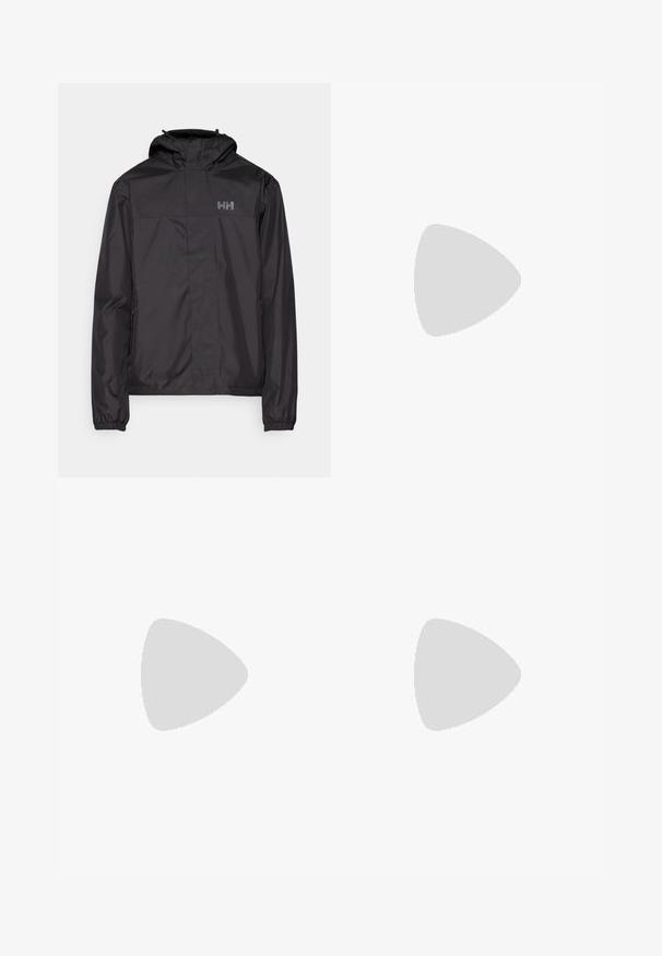 Helly Hansen VANCOUVER FLEECE LINED JACKET - Veste imperméable - black; Chemise noire à manches longues avec col haut, fabriquée en tissu texturé. Présente des panneaux latéraux gris et le logo "NIKE TECH" sur la poitrine.; Pantalon cargo noir avec plusieurs poches, poche latérale zippée et couture renforcée, présentant un design à jambe droite et un tissu durable.; Bottes de cheville en toile noire avec semelles en caoutchouc marron, dotées d'œillets en métal, d'un design à lacets et d'une surface texturée.