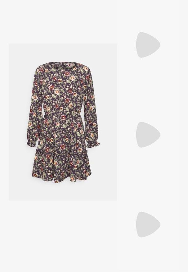 JDY Petite JDYPIPPA DRESS  - Denné šaty - sky captain; Čierna kožená topánka s dvoma remienkami na pracku, obsahujúca perforované detaily, zaoblenú špičku a žltý šv okolo podrážky.; Polstrovaná zelená ramenná taška s mäkkou textúrou, obdĺžnikovým tvarom, jedným popruhom a zlatou zipsovou uzáverou. Obsahuje prešívaný vzor.; sweet deluxe EARRING - Náušnice - silver-coloured