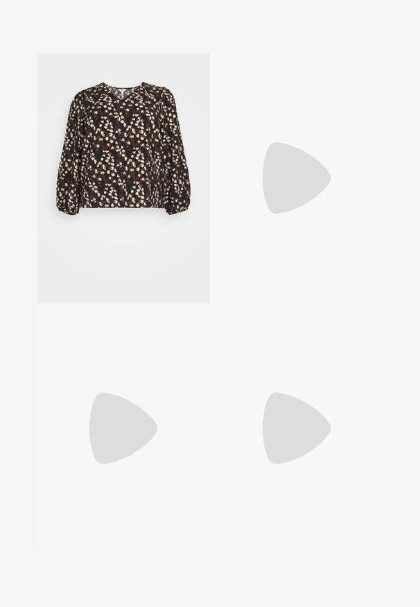 Object Curve OBJLEONORA V-NECK  - Μπλούζα - black; EVOKED VILA VIMARLA PENCIL SKIRT - Pencil φούστα - black; Anna Field by Zalando Σανδάλια - black; Χρυσά κρίκοι σκουλαρίκια με ομαλό, στρογγυλό σχήμα και γυαλιστερή φινέτσα. Διαθέτουν πορτοκαλί λεπτομέρειες στο πίσω μέρος για ασφαλή στερέωση.