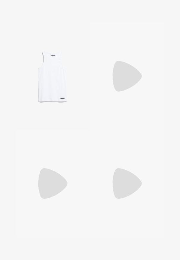 Witte tanktop gemaakt van katoen. Voorzien van brede schouderbanden en een ronde halslijn. Inclusief een klein merkje aan de onderkant links.; Bordeauxkleurige sportshorts met een elastische tailleband, drie witte strepen aan elke kant en een klein wit Adidas-logo aan de onderkant links.; Rode suède sportschoen met wit ontwerp van drie strepen, zwarte rubberen zool en minimalistische vorm. Gouden logodetail aan de zijkant.; Zwarte lederen tote bag met een gestructureerde vorm, dubbele handgrepen en naadloos ontwerp. Heeft een getextureerd oppervlak en accentstiksels.