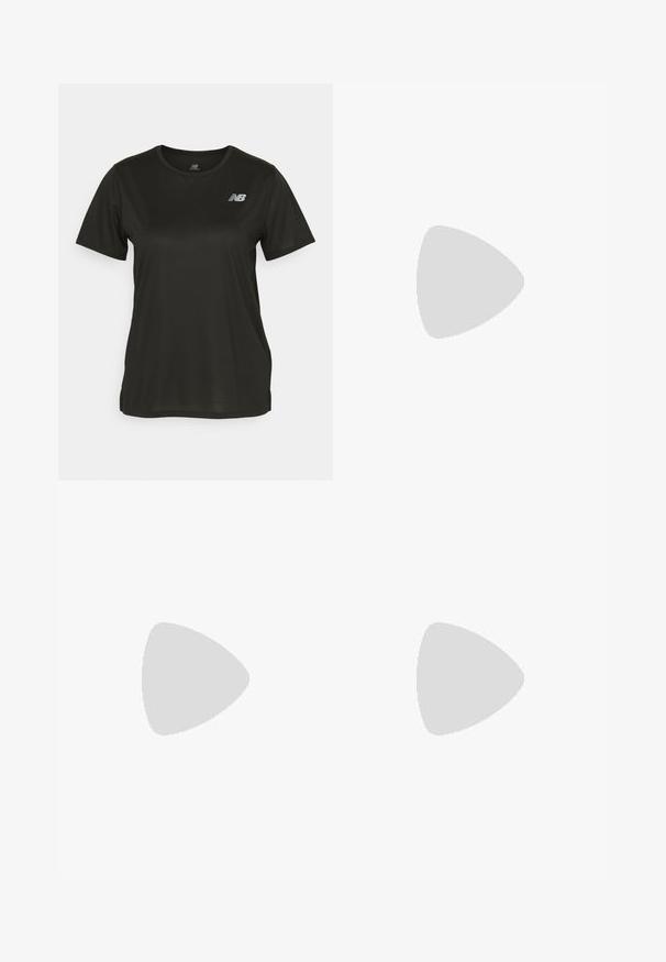 T-shirt noir à manches courtes en tissu lisse, avec un col rond et un logo blanc réfléchissant sur la poitrine gauche.; Shorts de sport noirs avec une taille élastique, présentant un design superposé et une doublure intérieure. Le tissu semble léger et lisse.; Chaussure de course vert clair avec une tige en mesh, logo "N" bleu, soutien du talon gris, et semelle blanche épaisse.; Gants de gym sans doigts noirs en tissu respirant, avec un logo blanc Nike, des paumes rembourrées et un design ouvert au niveau du poignet pour plus de flexibilité.