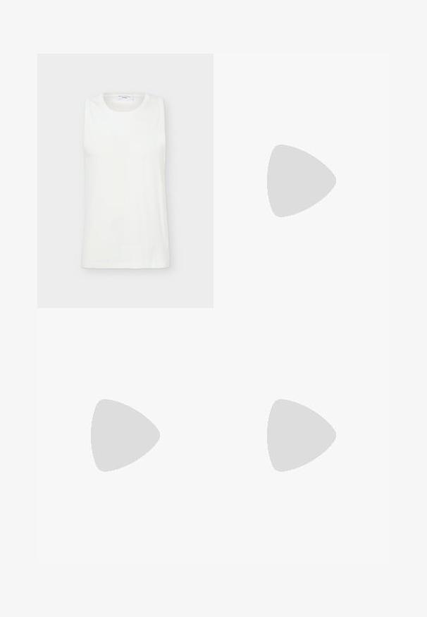 Top blanco sin mangas con cuello redondo, hecho de tela lisa, mostrado plano sobre un fondo claro.; Pantalones cortos negros hechos de tejido texturizado, con un corte relajado, pliegues y una cinturilla elástica para mayor comodidad.; Mocasines de cuero negro con punta redonda, que cuentan con un detalle de correa frontal y un tacón bajo y sólido. Textura suave y diseño estilizado.; Cinturón de cuero negro con hebilla metálica negra mate, que presenta una textura suave y un diseño sencillo. Longitud ajustable con un extremo cónico.
