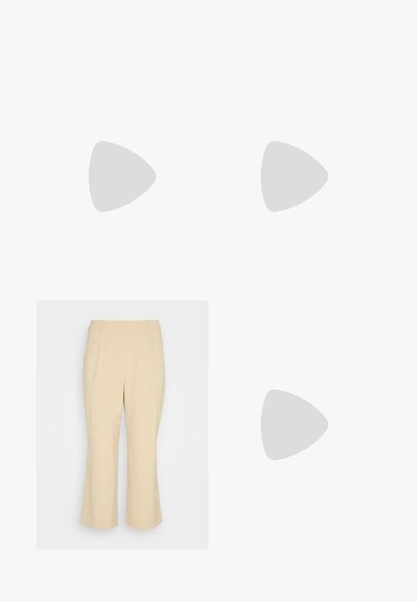 Čierny krátky rukáv top s štvorecovým výstrihom. Vyrobený z mäkkej, elastickej látky. Má precízne švy a priliehavý strih.; Esprit Collection PLEATED CULOTTE - Nohavice - sand; Selected ASHLEY - Šľapky na opätku - black; Vagabond DEIA - Kabelka - black