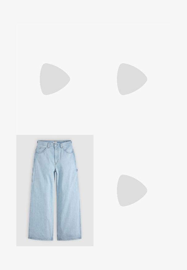 Stripet striktop med justerbare bånd, der har skiftevis brune og hvide vandrette striber, en tætsiddende pasform og en ribbet kant.; Lyseblå brede jeans med frontlommer, bæltestropper og sidelommer til værktøj, lagt fladt på en grå baggrund.; Brun balletsko med elastisk rem og rundet tå, vist mod en hvid baggrund, sideudsigt.; Even&Odd by Zalando Håndtasker - brown