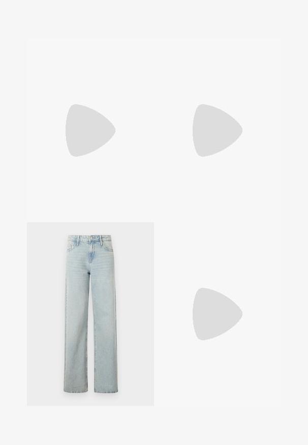 Top sin mangas ajustado de canalé rosa con un profundo escote en V, tirantes gruesos y una textura suave. Adecuado para llevar por capas o como prenda independiente.; Jeans de tiro alto en lavado claro con un corte recto. Fabricados en denim, presentan un diseño clásico de cinco bolsillos y un desvanecimiento sutil.; Even&Odd by Zalando Bailarinas con tira trasera - black; Bolso de mano de cuero negro con forma redondeada, decorado con detalles de tachuelas plateadas y un asa corta. Textura lisa y cierre con cremallera.