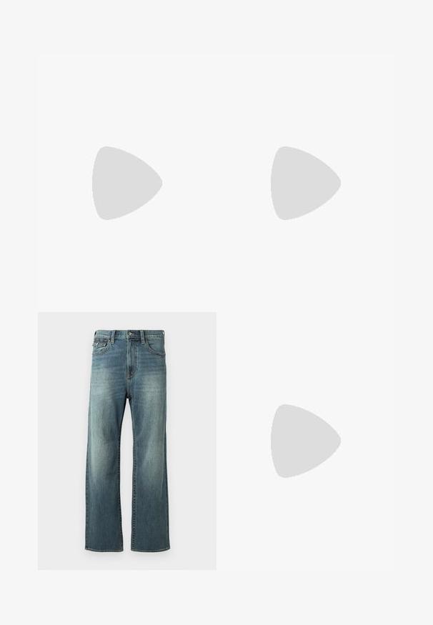 Débardeur côtelé gris clair sans manches avec encolure ronde et petit logo noir "Pepe Jeans" sur la partie supérieure gauche de la poitrine.; Jeans en denim bleu clair avec une coupe droite, un léger délavage, cinq poches et des passants de ceinture. Comprend des accents de couture et une fermeture à bouton.; Baskets en cuir blanc à texture lisse, avec un logo "V" beige, un bout rond, un design à lacets et une semelle en caoutchouc gomme.; Ceinture en cuir noire avec une boucle en métal argenté, un bouton-pression pour l'ajustement et des détails embossés sur le cuir. Texture lisse sur toute la surface.