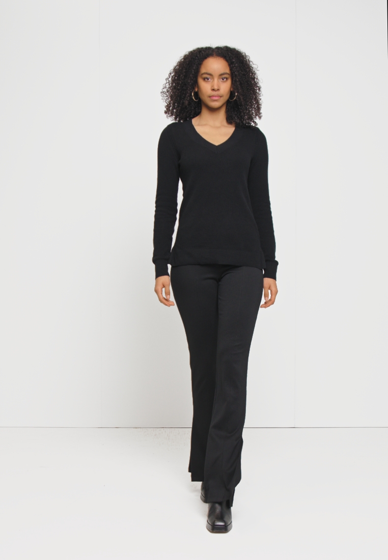 Gap Tall VGO PONTE SPLIT HEM PANT Leggings Trousers true black