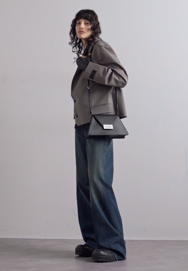 MM6 Maison Margiela NUMBERS - Across body bag - black/black - Zalando