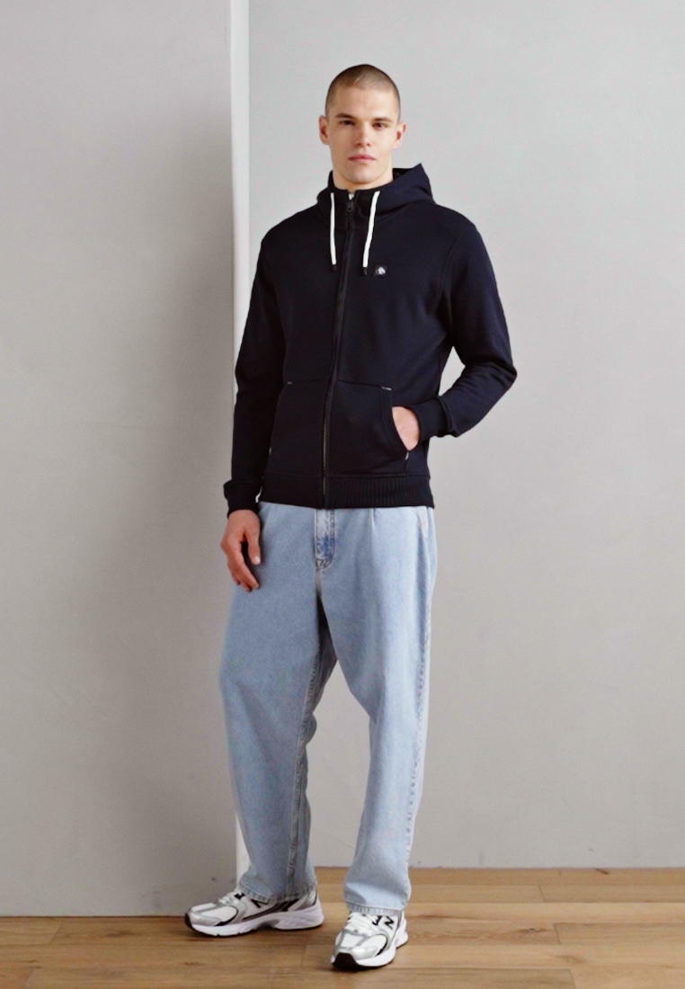 Scotch & Soda REGULAR FIT ESSENTIAL BADGE QUARTER ZIP Sweat zippé