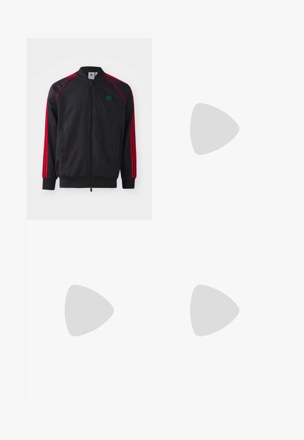 adidas Originals Blouson Bomber - black/better scarlet; adidas Originals TEE - T-shirt imprimé - white/black; Carhartt WIP SINGLE KNEE - Short en jean - blue stone washed; adidas Performance PREDATOR FREESTYLE INDOOR - Chaussures de foot en salle - off-white/core black/pure ruby