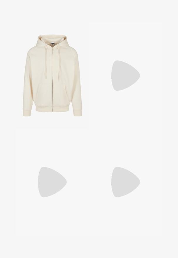 Crème sweatshirt met een ritssluiting aan de voorkant, een trekkoordcapuchon, voorzakken en geribde manchetten. Glad stofoppervlak en casual ontwerp.; Zwarte katoenen t-shirt van Nike met een klassieke ronde hals, korte mouwen en een subtiele, reliëflogo op de borst. Gladde textuur.; Zwarte katoenen broeken met een rechte pijpdesign, voorzien van een knoopsluiting, vijf zakken en een zijzak met een lusaccent.; Nike Sportswear PULSE - Sneakers laag - black/anthracite