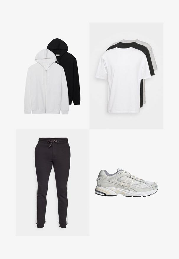 JACK & JONES JUNIOR Regular Fit Joggingbroek JPSTWILL Met Logo Donkerblauw Rood 16916831 JACK & JONES JUNIOR Regular Fit Joggingbroek JPSTWILL Met Logo Donkerblauw Rood 16916831