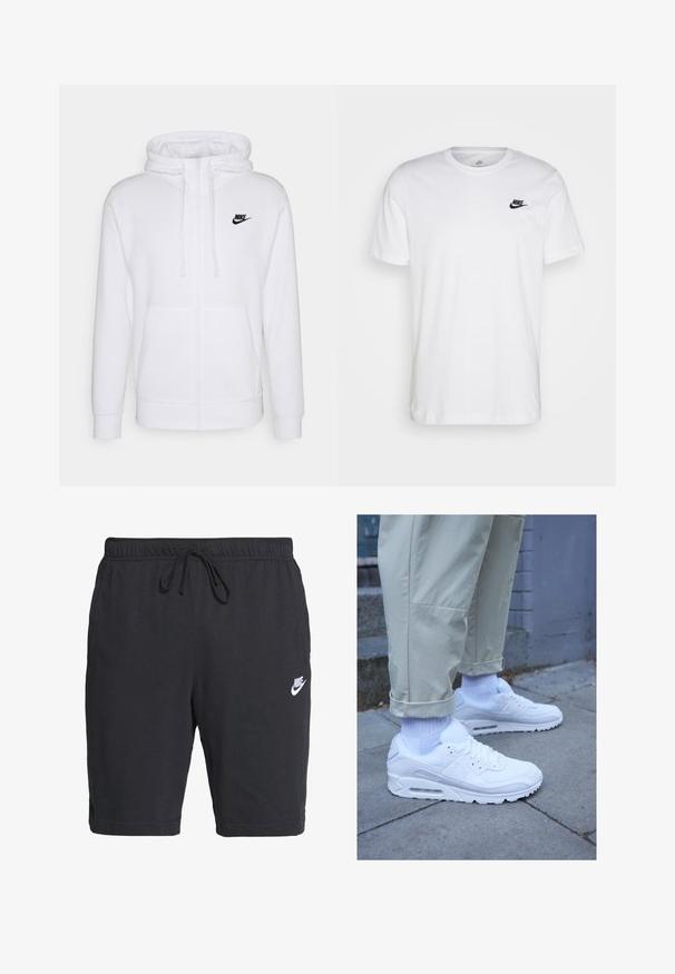 Nike Sportswear AIR MAX 90 - Trainers - white/pure platinum/white - Zalando.co.uk