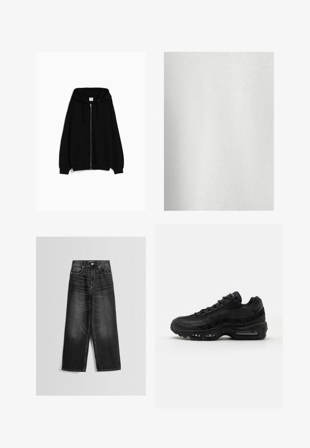 Nike Sportswear AIR MAX 95 ESSENTIAL - Sneakers basse - black/dark grey/nero - Zalando.it