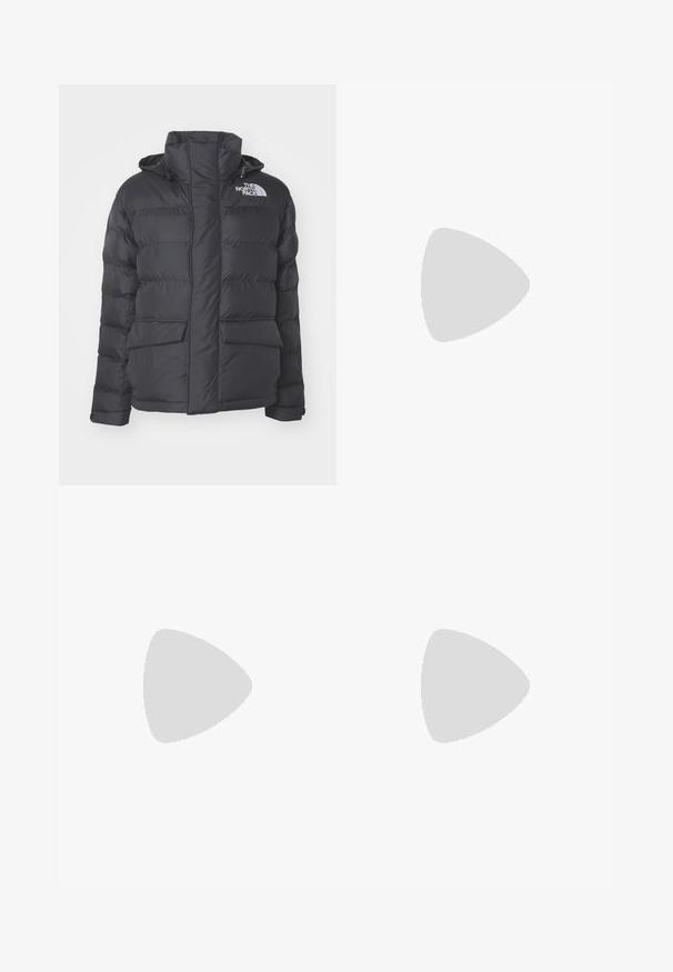 The North Face LIMBARA INSULATED JACKET - Vinterjakker - black; The North Face SIMPLE DOME SLIM TEE - T-shirts basic - black; The North Face FLEX  - Tights - black; Sorte vandresko med en tekstureret stofoverdel, snøresystem og robust gummisål. Accenteret med reflekterende detaljer og logoer.