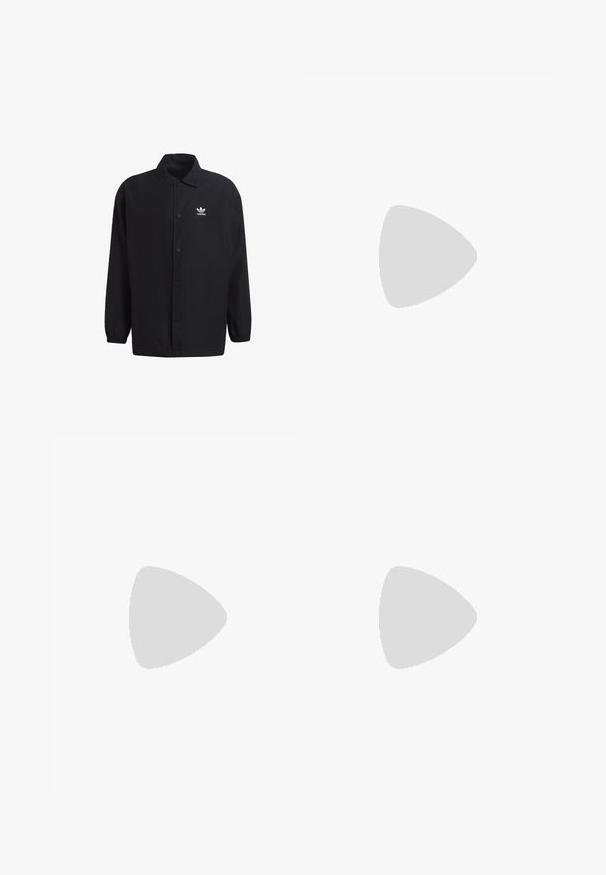 Juodas mygtukų užsegamas švarkas pagamintas iš lygaus tekstūros audinio. Turi apykaklę, ilgas rankoves ir mažą baltą Adidas logotipą kairėje krūtinės pusėje.; Juodas marškinėliai, pagaminti iš lygios medžiagos, su apykakle, turinčia tris žalias juosteles ant pečių ir mažą žalią logotipą ant krūtinės.; Juodi sportiniai šortai, pasižymintys lygiu paviršiumi, elastinga juostele su baltais dryžiais ir tinklinėmis šoninėmis dalimis, užtikrinančiomis padidintą pralaidumą orui. Yra "Adidas" logotipas.; adidas Originals ZX 1K BOOST SCHUH - Sportbačiai - black