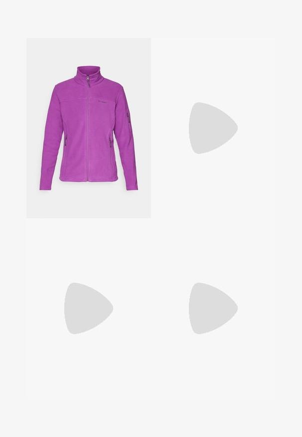 Columbia FAST TREK - Fleecejacke - razzle; Columbia GLACIAL™ IV 1/2 ZIP - Fleecepullover - razzle; Columbia LESLIE FALLS™ CONVERTIBLE PANT - Outdoor-Hose - stone green; Columbia NEWTON RIDGE™ PLUS - Hikingschuh - black/chalk