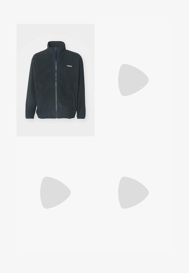 Must mustri jope, millel on kõrge krae, täispikk tõmblukk ja kaks küljetaskut. Rinnaosas on diskreetne logo.; Peak Performance ORIGINAL CREW-BLACK-OFFWHITE - Pusa - blue shadow/offwhite; Mustad püksid, millel on nööbi kinnitamine, sirge jala disain, sile tekstuur ja külje taskud, sobivad erinevateks olukordadeks.; Kohandatud veekindlad pruunid spordijalatsid tekstuuriga pealisega, perforatsioonidega detailid, must kandetoetav osa ja hall kummine sisetald. Paelad on metallist otstega.