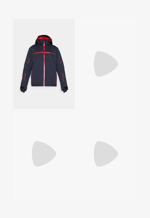 Spyder TITAN JACKET - Slidinėjimo striukė - black; Juodas medvilninis marškinėliai su apvalia apykakle ir trumpomis rankovėmis. Viršutiniame kairiajame kampe yra rožinė Nike logo. Lygus paviršius.; Juodos šortai su raišteliu juosmens srityje, lengva medžiaga su lygiu paviršiumi ir paprastas dizainas be matomų logotipų ar raštų.; Juodi sportiniai bateliai su tekstūruota medžiaga ir guminiais padais, su elastingomis raišteliais ir mėlynu akcentu ant kulno. Dėvimi su šviesiai mėlynomis džinsinėmis kelnėmis.
