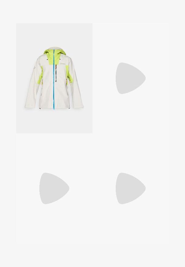 Berghaus RIDGE SEEKER - Vodotesná bunda - stone/spark; Čierne tričko s krátkym rukávom vyrobené z ľahkej tkaniny. Obsahuje malé biele logo na ľavej hrudi a jemné akcenty na pleciach.; The North Face HORIZON PANT - Outdoorové nohavice - black; Sivé a čierne trailové bežecké topánky s textúrovaným zvrškom, viditeľným šnurovacím systémom a robustnou podrážkou. Obsahujú oranžové akcenty a branding.