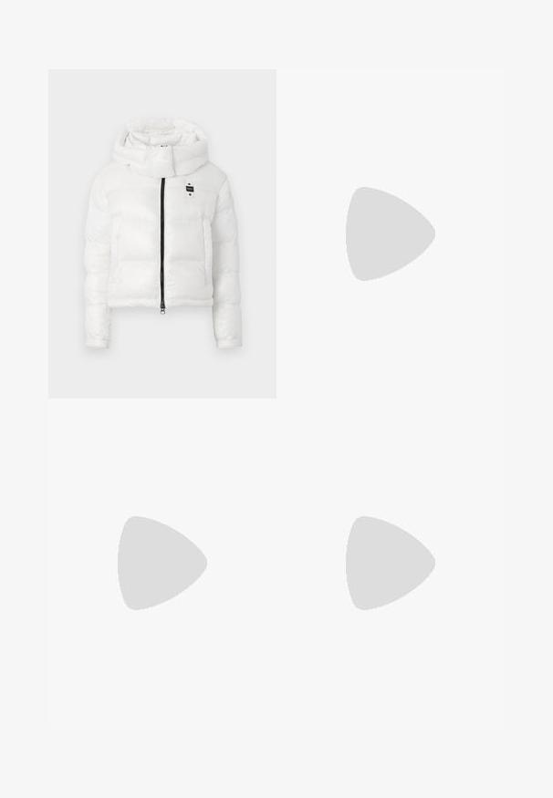 White puffer jacket with a high collar, front zip closure, and two front pockets. Features a cropped design and subtle sheen.; White short-sleeve t-shirt with navy horizontal stripes, featuring embroidered "Tommy Hilfiger" logo on the chest. Classic crew neck design.; Pleated white skirt with a black elastic waistband featuring the "LACOSTE" logo. Mid-length design with soft texture.; White leather sneakers with a thick white sole, black suede heel accent, and embossed logo on the side. Laced design with six eyelets.