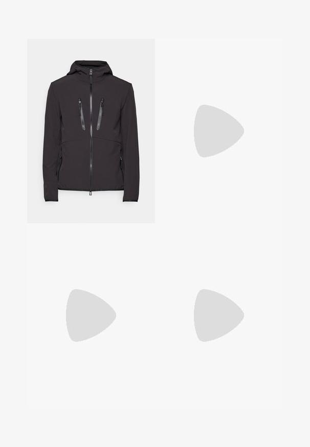 Belstaff - Kurtka wiosenna; Calvin Klein - T-shirt basic; Calvin Klein Jeans - Spodnie materiałowe; Calvin Klein LACE UP biały