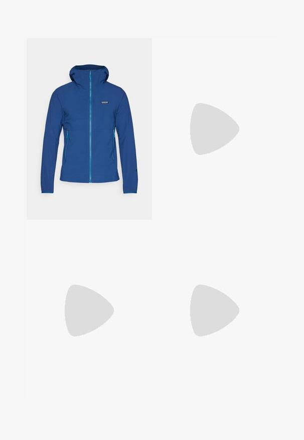 Patagonia TECHFACE niebieski; Jasnoszara, długosleeve'owa koszulka wykonana z miękkiego, strukturalnego materiału. Posiada okrągły dekolt i małe niebieskie logo Patagonia na piersi.; The North Face - Bojówki; Brązowe wodoodporne trampki z teksturowaną cholewką, perforowanymi akcentami, czarnym wsparciem pięty i szarym gumowym podeszwy. Sznurówki ozdobione metalowymi końcówkami.