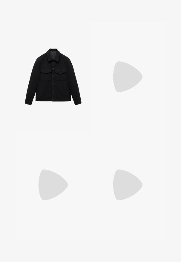 Mango Summer jacket - anthracite; Calvin Klein Basic T-shirt - tofu; BOSS STRAIGHT - Chinos - black; BOSS AIDEN - Trainers - black
