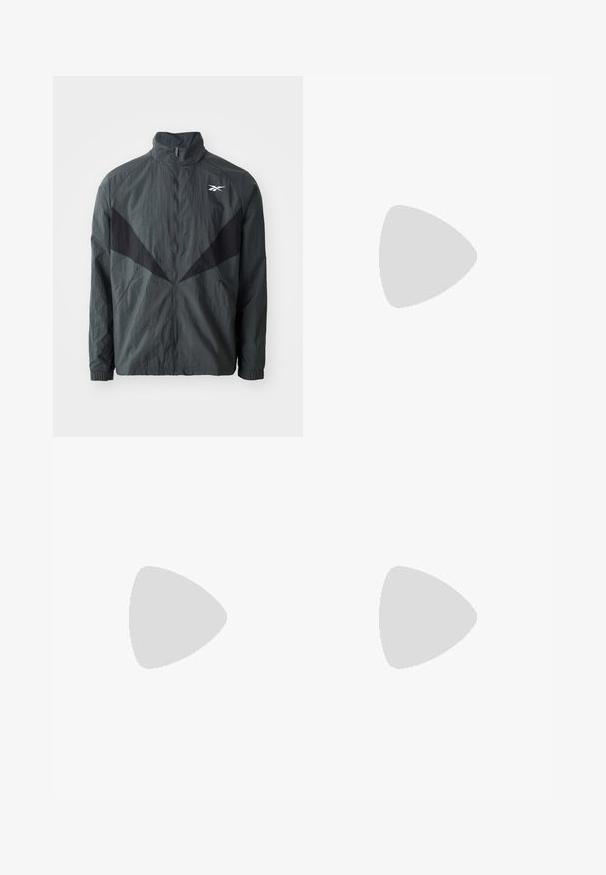 Reebok BASKETBALL TRACK  - Veste de survêtement - grey; New Balance ESSENTIALS - T-shirt basique - athletic grey; New Balance SPORT ESSENTIALS - Pantalon de survêtement - black; New Balance 9060 UNISEX - Baskets basses - black