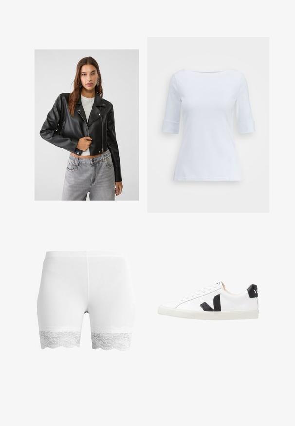 Cream MATILDA BIKER - Short - optical white/blanc - ZALANDO.FR