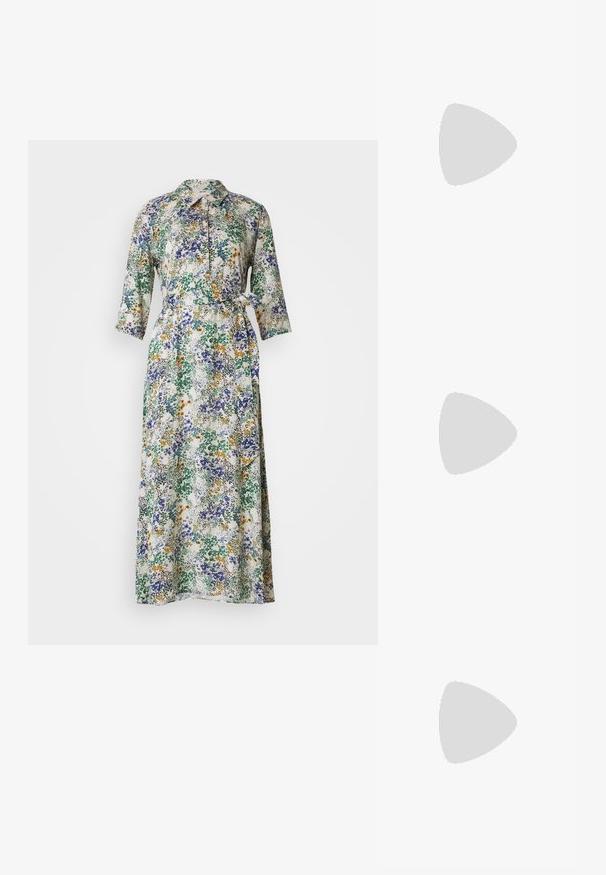 JDY JDYSTARRR LIFE DRESS - Rochie maxi - tapioca; Pantofii plata din piele patentată neagră, cu vârf ascuțit, curea la gleznă cu cataramă și o textură netedă, strălucitoare. Toc jos pentru confort.; Pieces PCSAHARA CROSS BODY - Geantă crossbody - white pepper; Cercei din argint în formă de cerc, cu un charm în formă de stea, având un rhinestone central; include o a doua pereche de cercei simpli din argint.