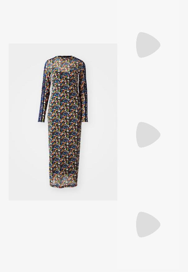 adidas Originals LIBERTY LONDON MESH MAXI - Jerseykjole - multicolor/night indigo; Even&Odd by Zalando Højhælede pumps - silver-coloured; Even&Odd by Zalando HEART - Skuldertasker - silver-coloured; Pilgrim RECONNECT - Ringe - silver-coloured