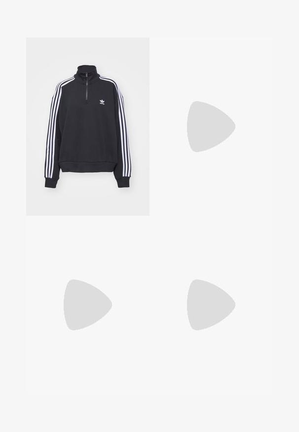 adidas Originals HALFZIP CREW - Sweatshirt - black; adidas Originals Tracksuit bottoms - black; Timberland GREYFIELD - Lace-up ankle boots - light beige; adidas Originals SHAPPED BAG - Cross body bag - black