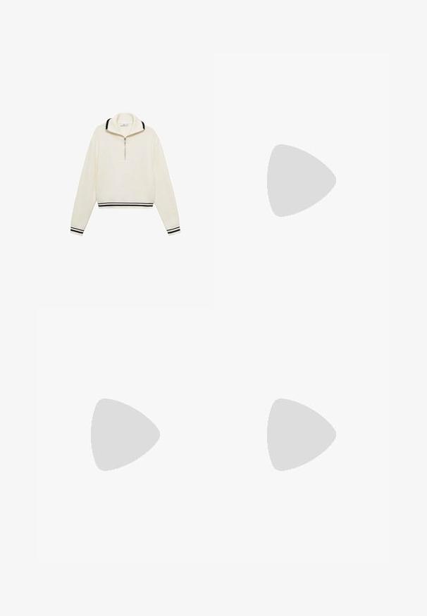 Mango Trui - off-white; Beige wijde pijpen broek van zachte katoen, met een riem en zijzakken. De stof heeft een gladde textuur met opgerolde manchetten.; Zachtroze slingback ballerina's met een spitse neus, gemaakt van een glad leerachtig materiaal. Bevat uitsnijdingen aan de zijkanten en heeft een platte hak.; Geweven straw handtas in beige met een gebogen vorm, een kort handvat en een zijrits. Beschikt over een gestructureerd oppervlak en een minimalistisch ontwerp.