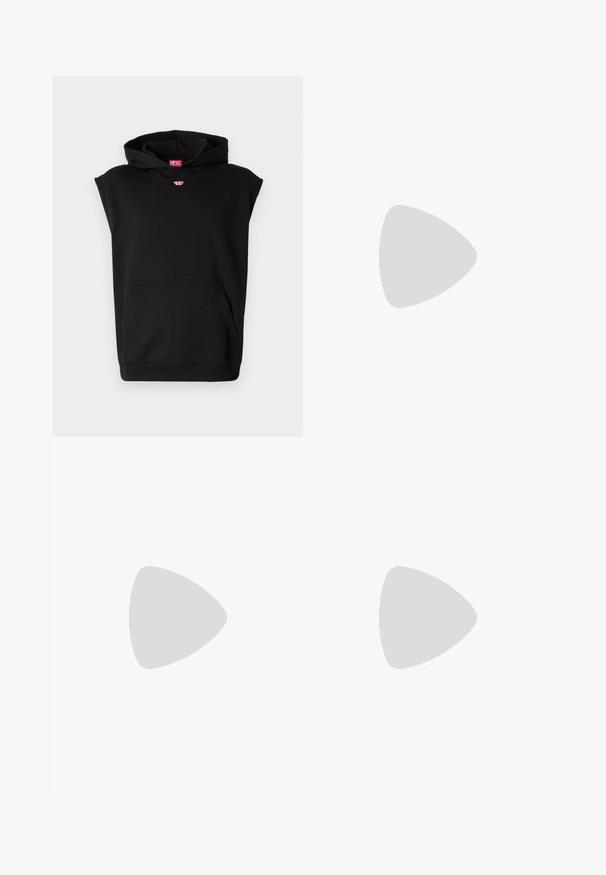 Melna bezpiedurkņu hoody, izgatavots no mīkstas kokvilnas, ar priekšējo kabatu, ar mazu sarkanu logotipu uz krūšu un odere kapuci.; Jūras spēku sporta bikses ar elastīgu jostu un aukliņu. Izgatavotas no gludas materiāla, ar sašaurinātiem galiem un bez redzamām kabatām.; Melna slīdnešuve ar noapaļu purngalu, ar teksturētu augšdaļu, gludu baltu zoli un diskrētu zīmola detalizāciju sānos.; BOSS Saulesbrilles - black