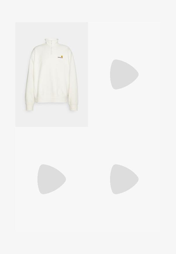 Carhartt WIP HALF ZIP AMERICAN SCRIPT - Collegepaita - wax; Musta puuvillapaita lyhyillä hihoilla, pyöreällä kaula-aukolla ja rintataskulla, jossa on pieni neliölogo. Yksinkertainen, yksivärinen muotoilu.; Mustat housut kevyestä kankaasta, joissa on suora lahje, etunappikiinnitys ja sivutaskut. Sileä pinta.; Sininen urheilukenkä, jossa on teksturoitu yläosa, musta pohja ja nauhat. Varustettu "air" -brändillä kielen päällä ja näkyvillä ilmapatjaelementeillä.