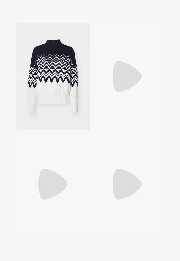 Barbour GWYN JUMPER - Pulover - cloud; Pantaloni negri tailor-ed cu un design drept, având o textură fină și cute clare pe față. Fără elemente de prindere vizibile.; Sandale slingback din piele neagră cu vârf ascuțit, având un toc subțire și un accent de culoare aurie pe curea ajustabilă. Textură netedă.; Geantă de umăr din piele neagră, cu un design structurat, având o formă tăiată, mânere superioare și accente din aur. Include o curea de umăr ajustabilă.