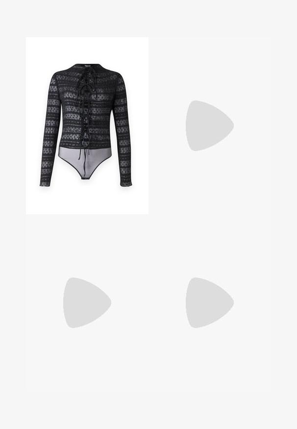 Hofmann Copenhagen EXCLUSIVE MIRELLA - Blouse - black; WEEKEND MaxMara ELMO - Pantalon classique - nero; Ballerines en cuir noir avec un bout rond, texture lisse, détails de couture minimalistes et design de semelle flexible.; Sac à main en cuir marron avec une fermeture à rabat, des accents en métal doré, une bandoulière et une texture lisse. Forme rectangulaire compacte.
